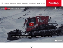 Tablet Screenshot of pistenbully.com